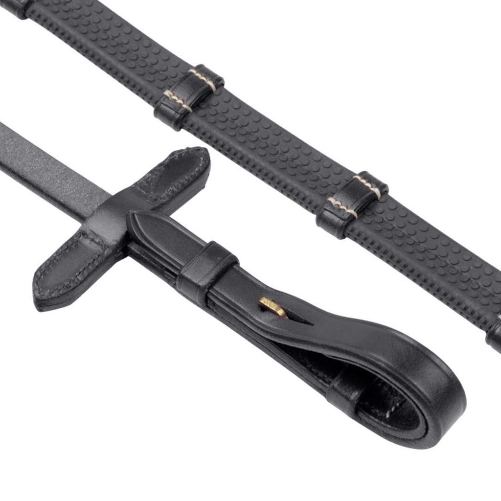 Whitaker Chicago Oddychające Skórzane Anatomiczne Ogłowie dla Konia z Wodami