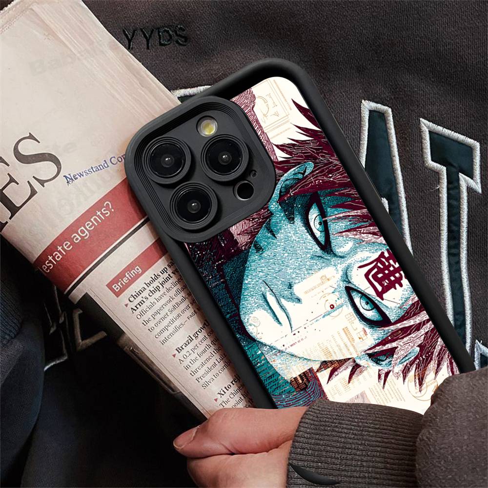Anime Cartoon G-Gaara Phone Case For IPhone 17 16 15 14 13 12 11 Pro Max Anti Drop Soft Cover