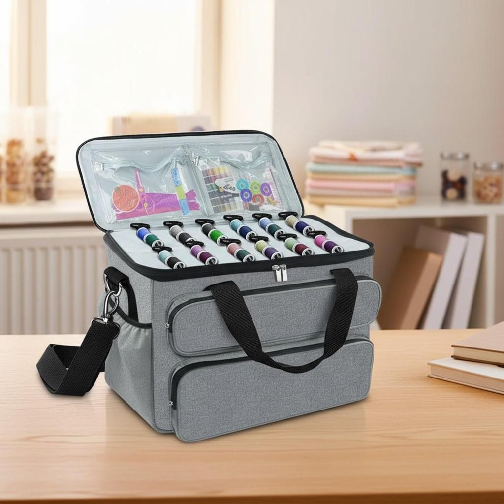 Travel Bag Lightweight Sewing Machine Storage with Multiple Pockets Tough
