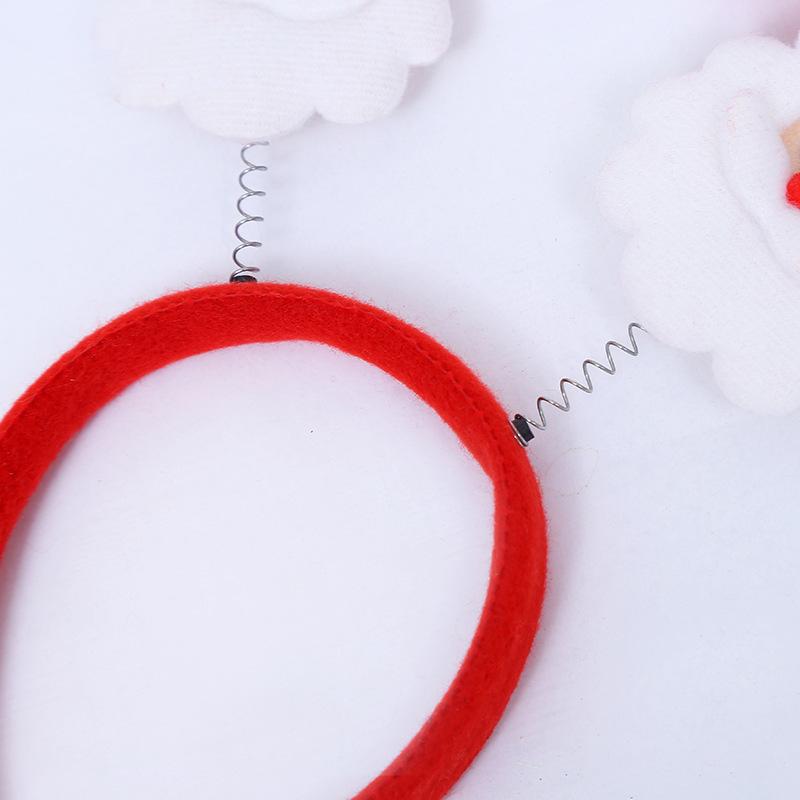 Christmas Decorations Non-Glowing Headgear Christmas Gifts Snowman Headband Head Buckle Christmas Supplies Small Gifts