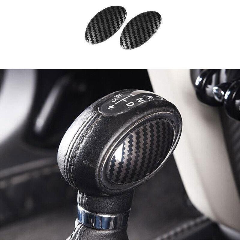 For Mini Cooper Countryman F60 ABS Carbon Fiber Gear Shift Knob Shifter Lever