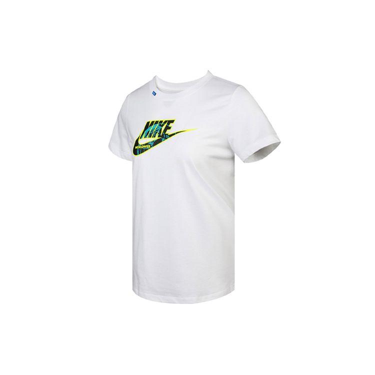 Nike Sportswear Casual Short Sleeve T-Shirt Women Tops White CV9165-100