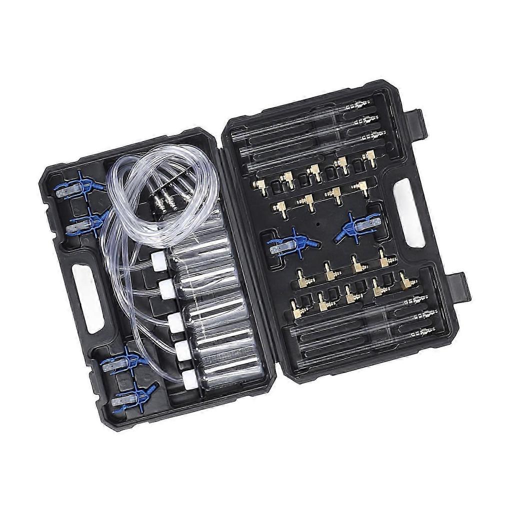 Diesel Injector Flow Test Kit: Multifunctional Heavy Duty Common Rail Fuel Tester Set