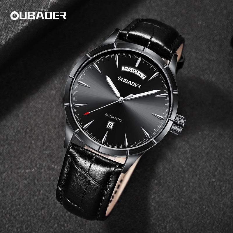 Genuine Men's Automatic Outdoor Sports Watch - Waterproof, Luminous, with Week and Calendar Display