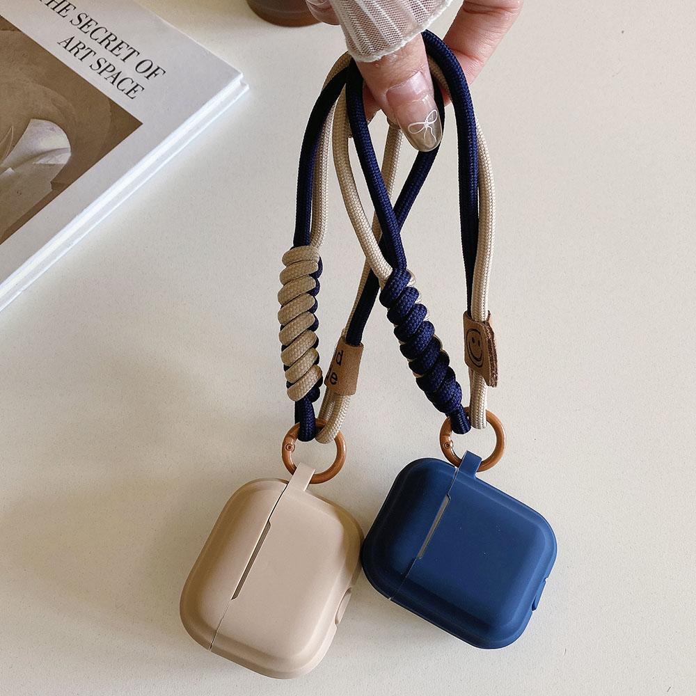 Cute Soft Headset Case For AirPods 2 3nd Generation Earphone Accessories For AirPods Pro 2 With -lost Lanyard Silicone Funda