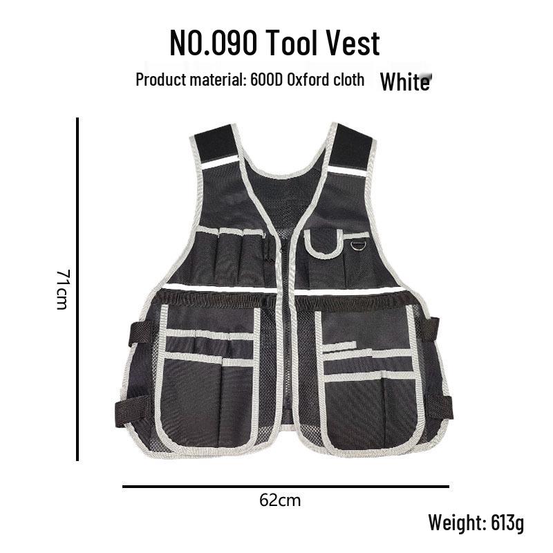 Penggong Odblaskowa kamizelka narzędziowa dla elektryków, stolarzy i architektów krajobrazu