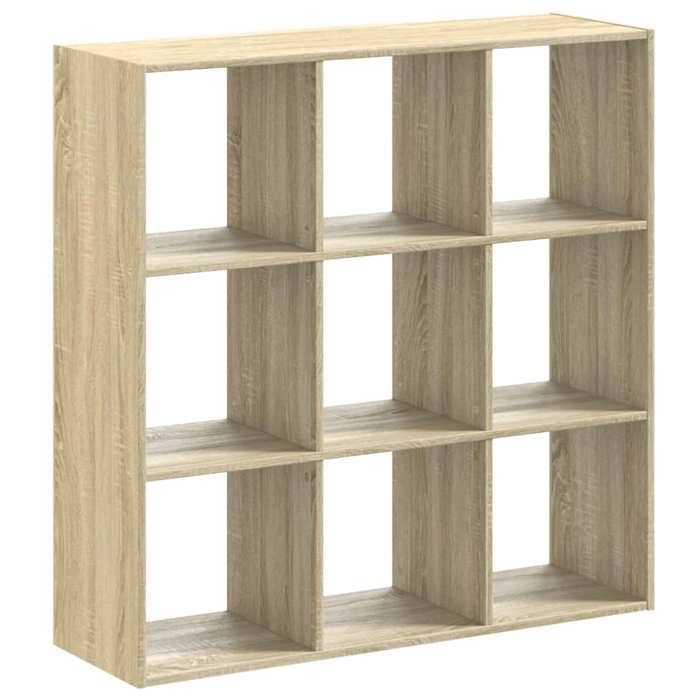 VidaXL Bibliothèque chêne sonoma 102x32x102 cm bois d'ingénierie, étagère, étagère à livres, support de livre, armoire de 852818