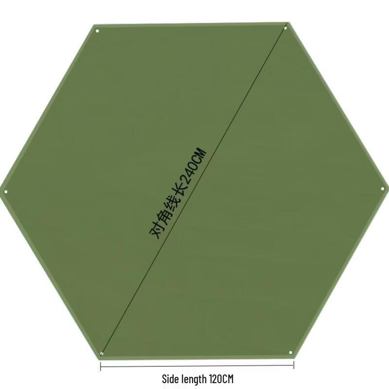 Junding Camp 3-4 Person Hexagonal Camping Ground Mat