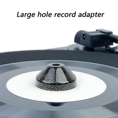 AntiVibration LP45 Record Player Adapter Vinyls Records Dome For LP45 Vinyls Stabilizer ABS Materials Compactly Design