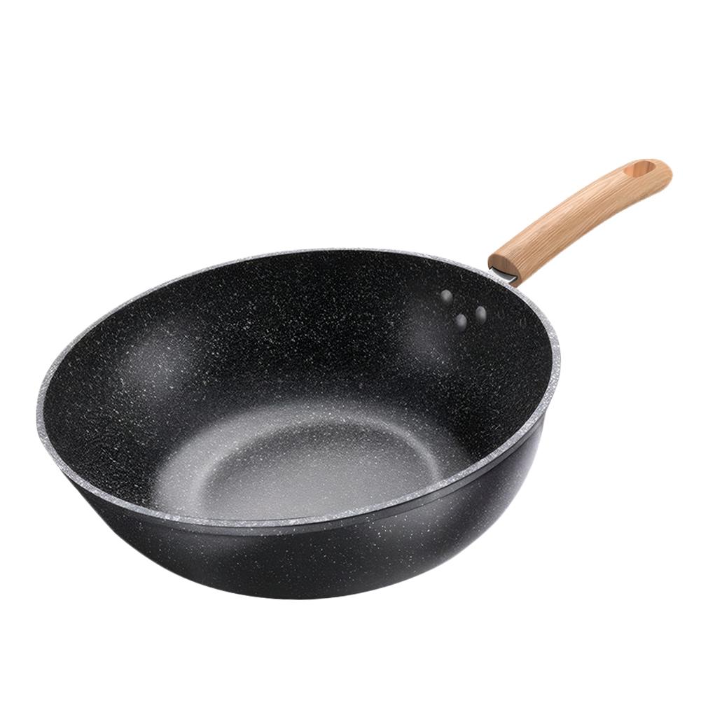 28/30/32/34cm Frying Pan Nonstick Omelette Skillet Maifan Stone Saute Pan Chef Pan Cooking Pan Induction Compatible