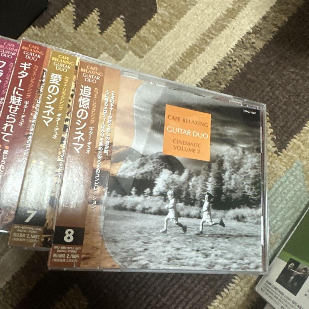 [USED] Cafe Relaxing Guitar Duo The Night CD 10 CDs Used
