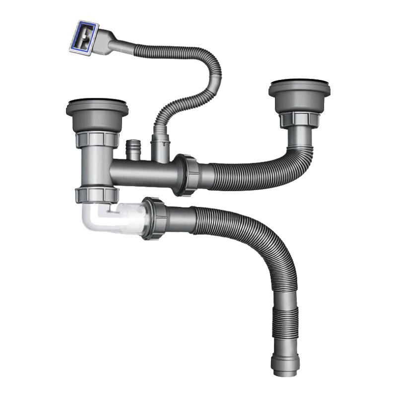 

ARROW Kitchen Sink Double Basin Drain Pipe Kit