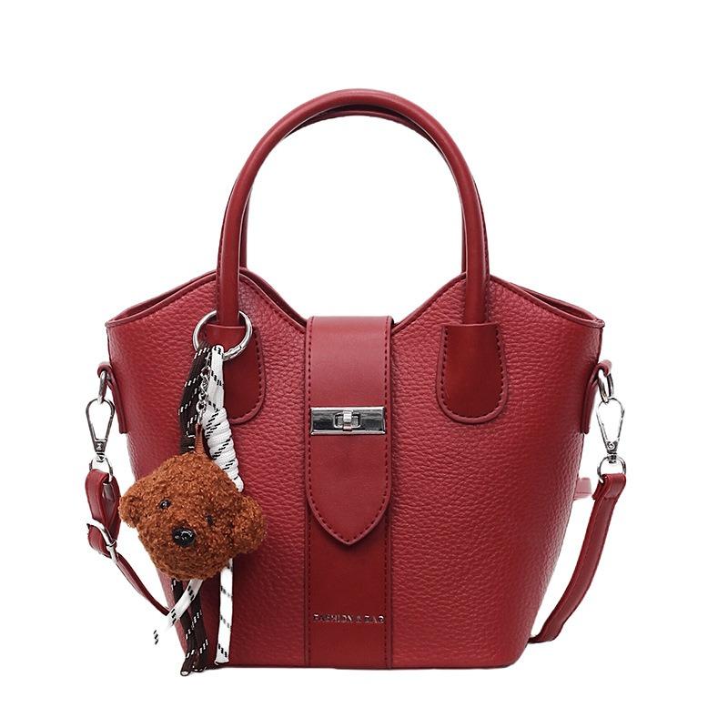 Premium Retro Handbag Bag Women's New Niche Design Versatile Shoulder Messenger Bag Bucket Bag