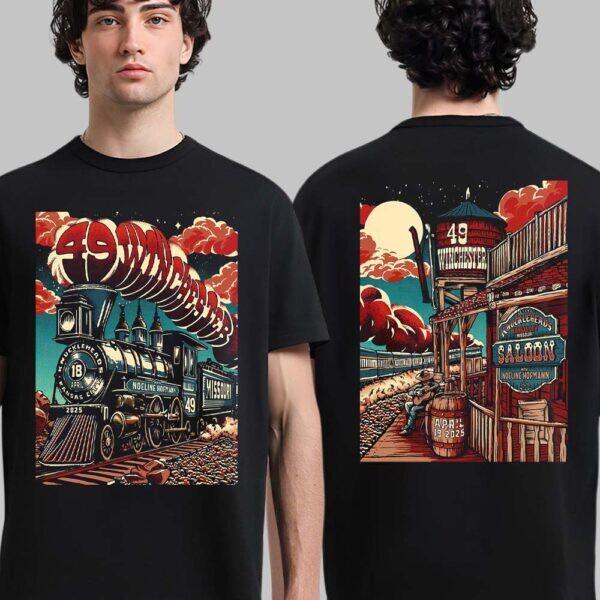NEW! 49 Winchester Kansas City Missouri Dual Nights Combined Poster T-shirt L
