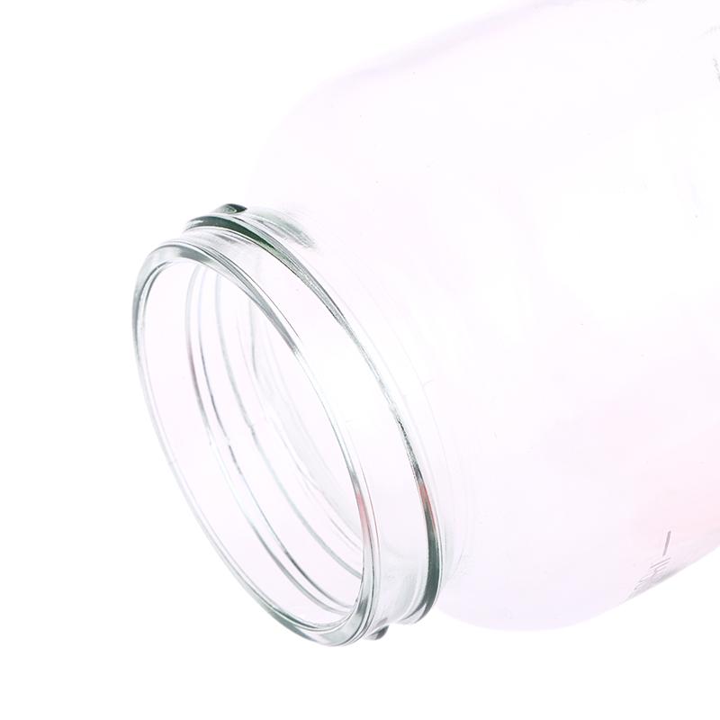 Mini sticla de apa din sticla 300 ml Mini cafea suc de lapte cesti de ceai cu cantar portabil pentru copii de baut reutilizabil