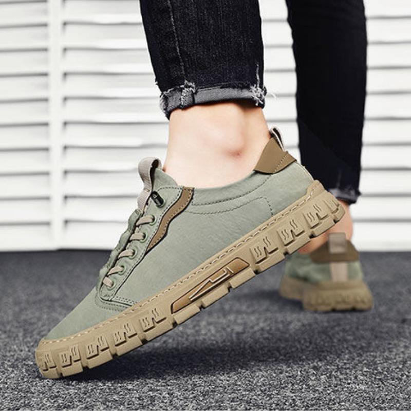 Outdoor Sneakers Male Flat Fitness Walking Men Shoes Casual Running Sneaker Hard-Wearing Sewing Sports Shoe Comfortable Shoes