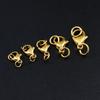 CX Custom  9-15 mm Lobster Stainless Steel PVD 18K Gold Plating ClawClasp for Necklace Bracelet Jewelry Making
