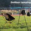 Outdoor Moon Chair Camping Folding Seat Portable Leisure Backrest Chair Ultra Light Aluminum Alloy Frame Camping Equipment