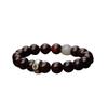 Small-leaf Rosewood and Blood Rosewood Bracelet with the 12 Zodiac Animal Buddha Beads, a Collectible Bracelet for Both Men and Women