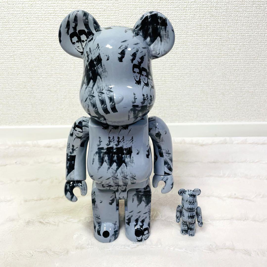 

[USED] BE@RBRICK Andy Warhol s ELVIS 100% 400%