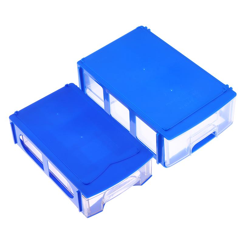 Stackable Plastic Storage Boxes Component Screws Tool Container Screws Tools Packaging Storage Bins Hardware Parts Box