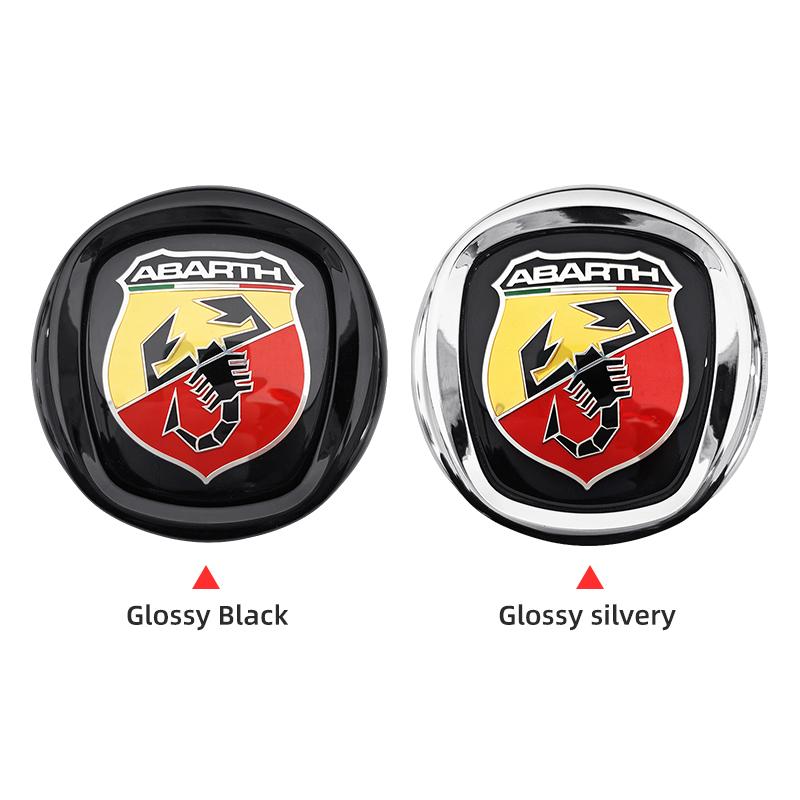 3D ABS Car Hood Front Bonnet Grill Rear Trunk Emblem Logo Badge Sticker For FIAT 500 Abarth Ducato Panda Grande Punto Tipo Pulse