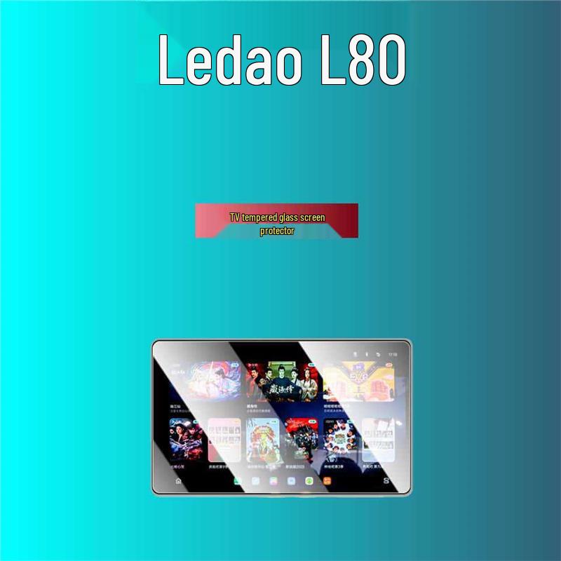 Lede L90/L80/L60 Screen Tempered Film: Central Control & Rear Seat TV Protection Sticker