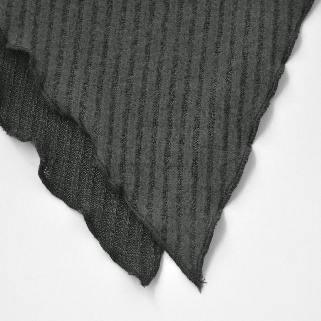 Women's Spring Long Sleeve Y2K Crop Top Trendy Off Shoulder Asymmetrical Fitted Knit Tee Shirts Going Out Tops