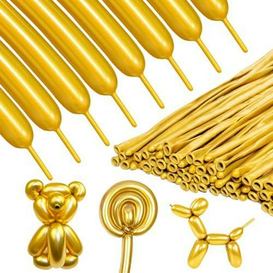 260 Pack of Thickened Long Magic Balloons for Modeling, Weaving, Birthday Decorations, and Ground Promotions