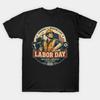 Honoring Labor Day Workers Union Cotton Graphic T-shirt
