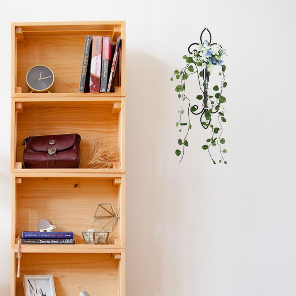 Wall Wall Single Flower Wire Artificial Flower Nordic Wall Art [Kawabata Trading] Decorations, Hangings, Vases, Plants, Glass, Nordic, Stylish, Sets,