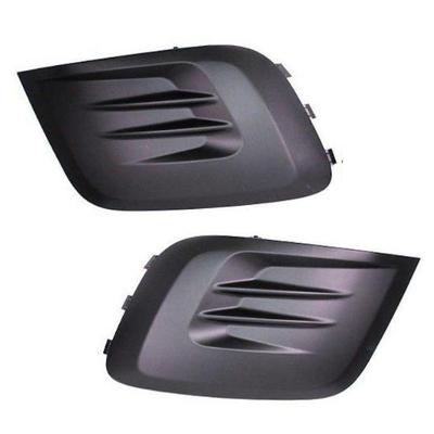 Fog Light Cover 2 Pcs Set Left Right For Citroen Berlingo Peugeot Partner 2015-2019 Black Color 1613564580