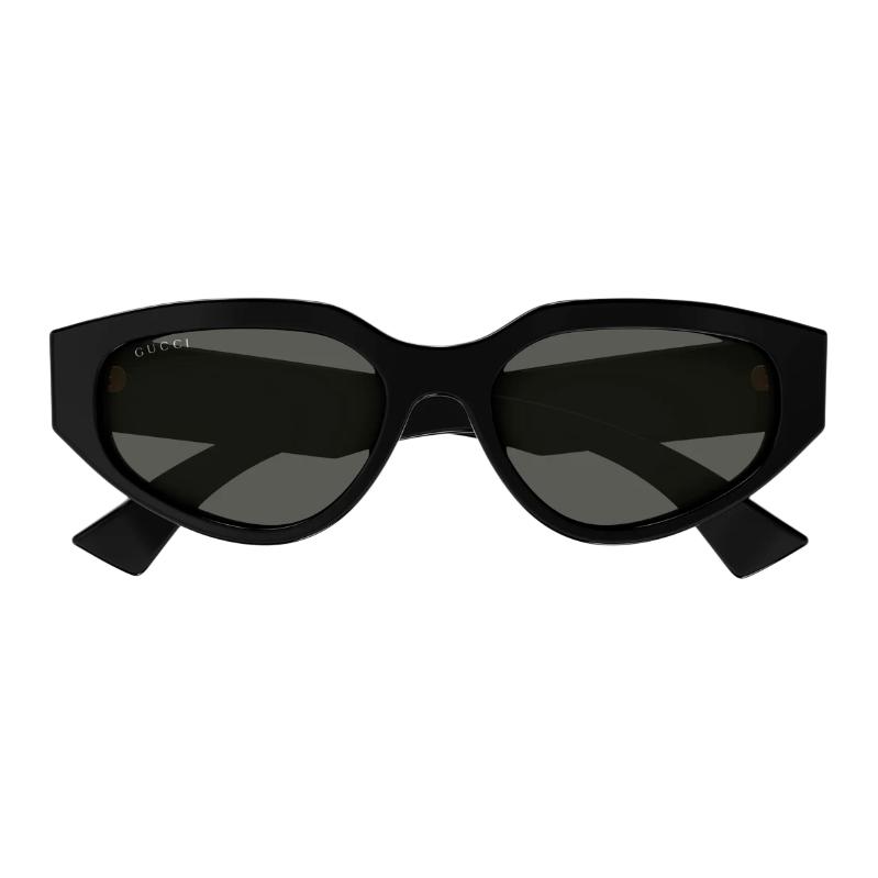 GUCCI Original Design Recycled Acetate Cat's Eye Sunglasses Unisex Couple Black