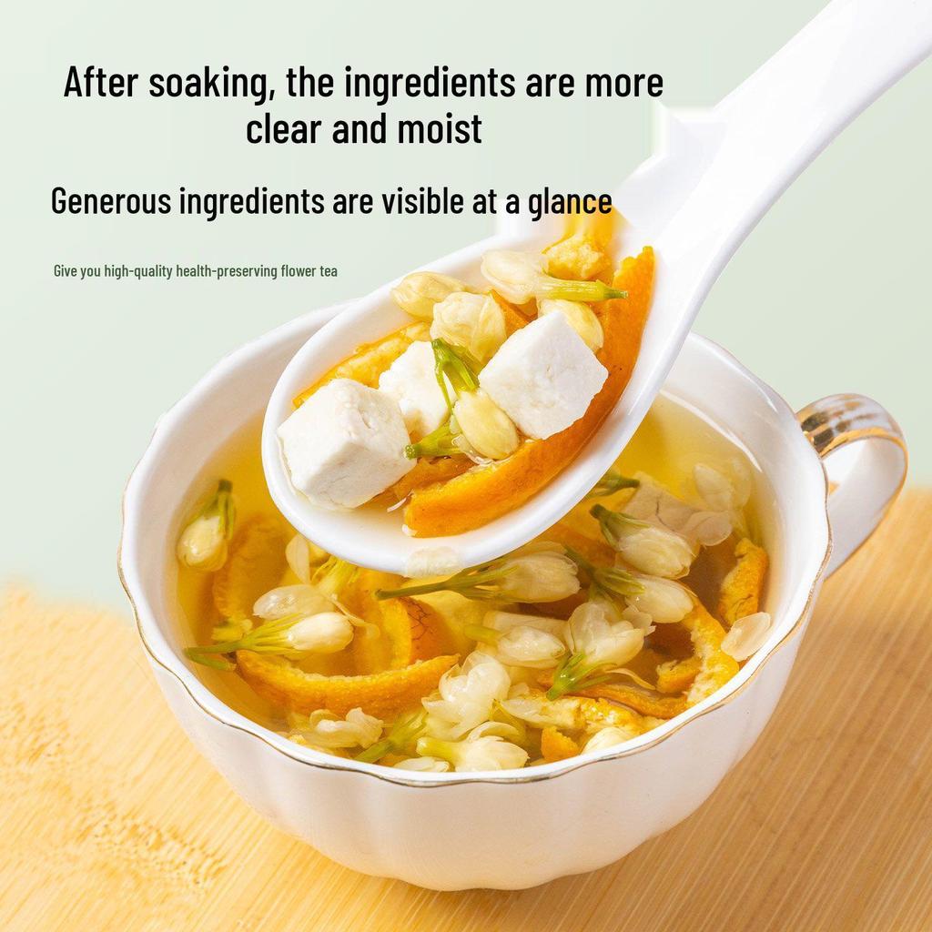 Tangerine Peel Jasmine Poria Tea Triangle Bags (5g)