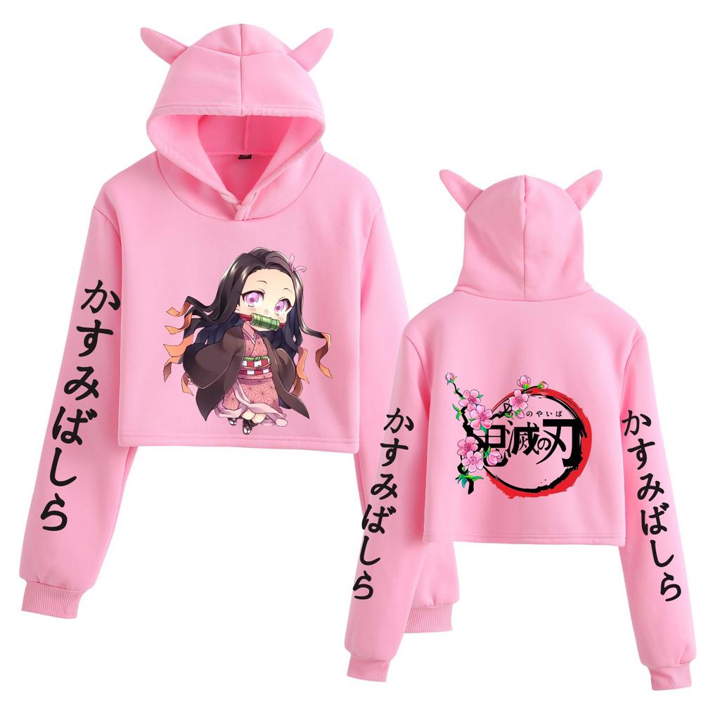 Kimetsu No Yaiba Demon Slayer Hoodies Anime Kamado Nezuko Graphic Print Harajuku Hoodie Unisex Y2k Clothing Sudadera