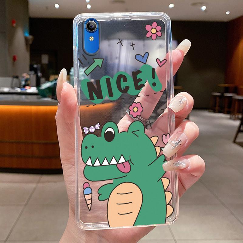 

Phone Case For Vivo Y91C Y91i Y1S (2015) Shell Capa Butterfly Bow Protective Casing Transparent Soft Silicone TPU Cover Fundas Vivo Y91i