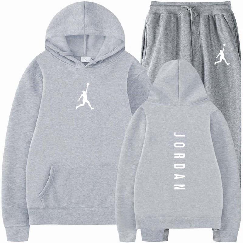 Mens Hoodie Tracksuit Set 2026 Fall Long Sleeve Sportswear Casual Outfit Gym Daily Wear