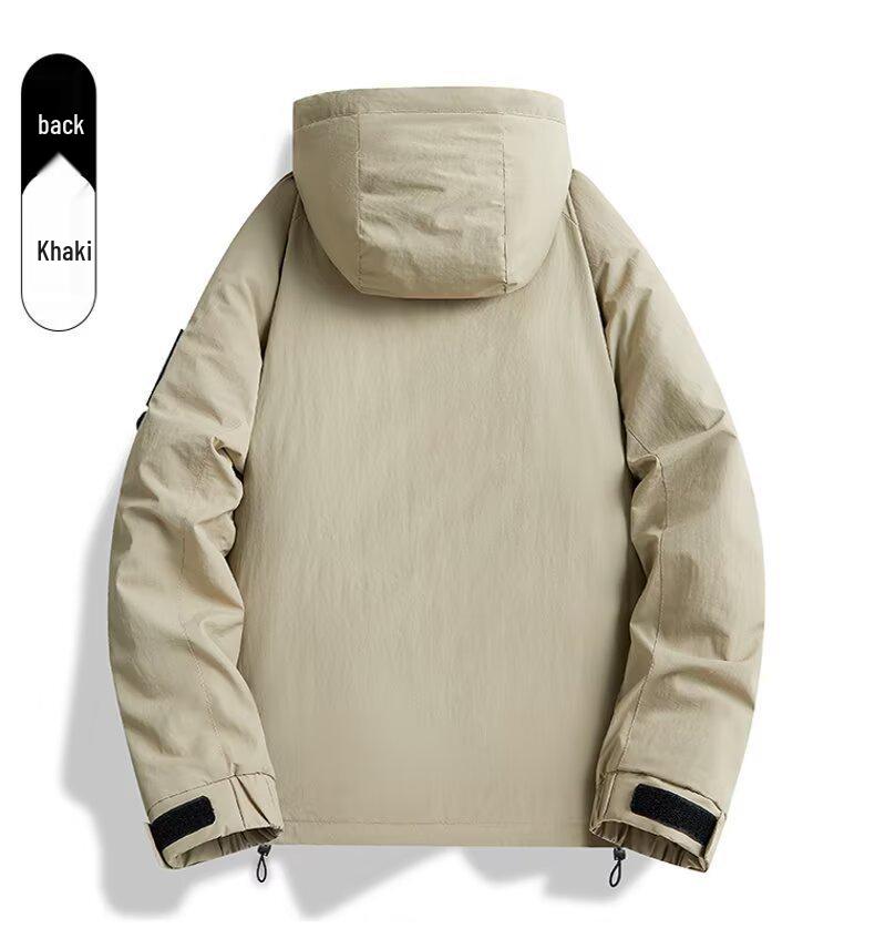 Unisex 2025 Winter Cotton Jacket - Warm, Casual, Waterproof, Loose Fit with Zipper
