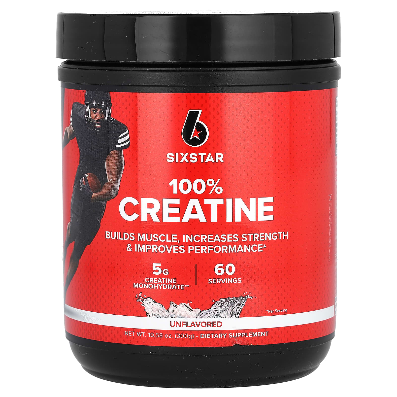 

100% Creatine, Unflavored, 300G (10.58Oz)