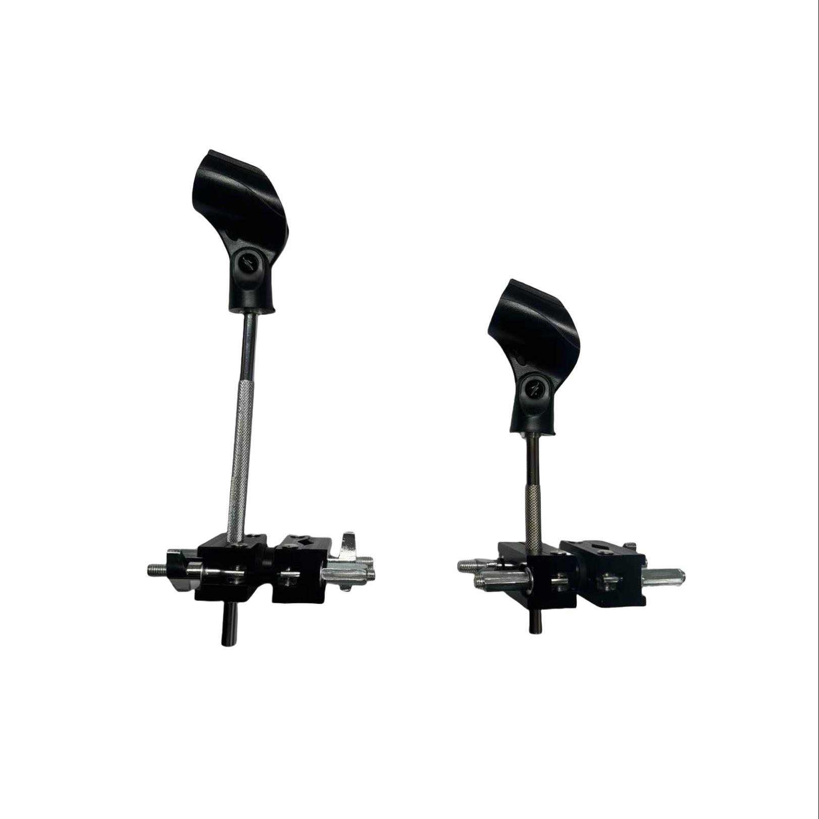 

Jazz Drum Series Multi-functional Stand with Universal Double-sided Clamp for Tom Drums and Microphones Short Universal Clamp + Microphone Holder