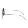 Prada Metal Square Sunglasses With Logo Women Sunglasses Silver PR-C54SD-1BC90A