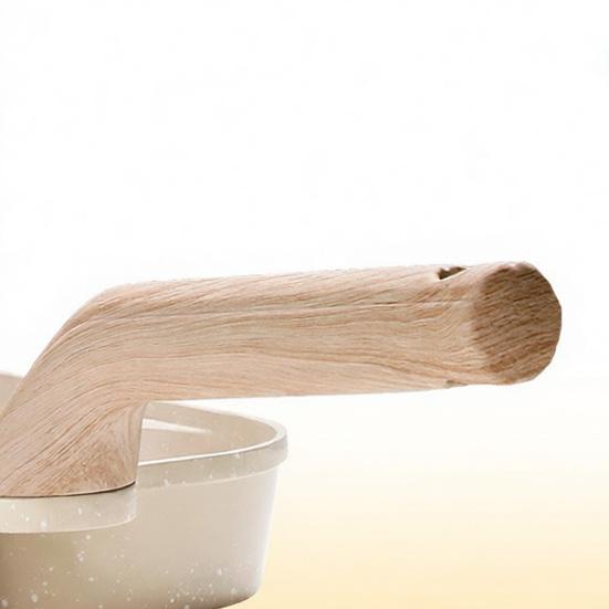 4-Cup Nonstick Egg Pan 4-in-1 Breakfast Pan with Wooden Handle Fast Heating Aluminum Omelette Skillet Pancake Eggs Burger Bacon Frying Pan