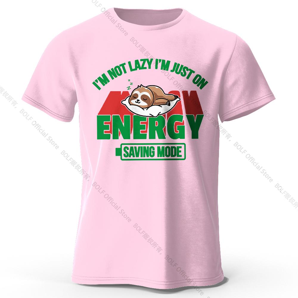 Мужская футболка Saving Mode Printed T-Shirt 100 Cotton Oversize Tech Graphic Tees для женщин Летние топы Geek Streetwear XXXXL розовый 1865₽
