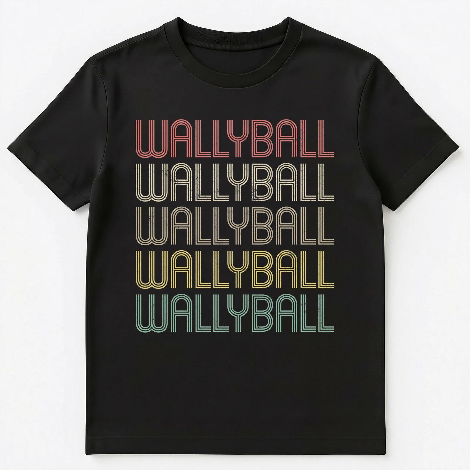 Retro Style Wallyball Unisex T-Shirt S