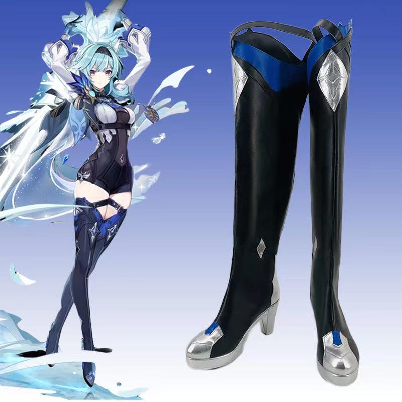 Fog City Genshin Eula Lawrence Anime Cosplay Costume for Women