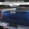 For 19-25 Dodge Ram 1500 Chrome Rear Tailgate Door Handle Cover Trim Decoration