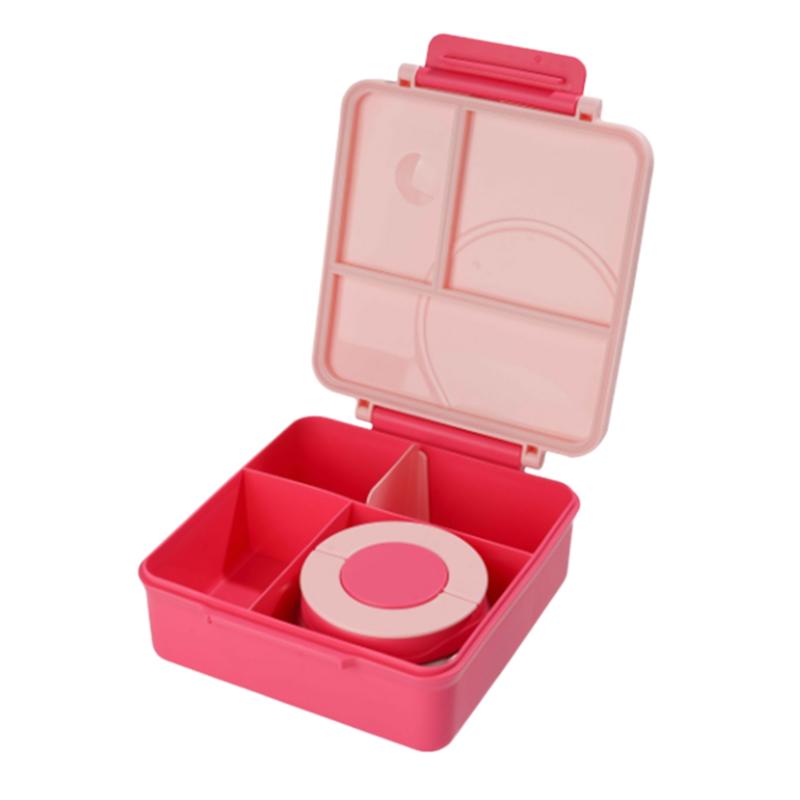 A74G-Insulated Bento Box For Kids Thermo Leak-Proof Lunch Container 4 Compartment For Hot & Cold Food, School & Travel