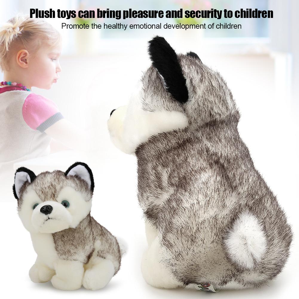 Children Kid Cute Huskie Plush Doll Dog Animal Plush Toy Birthday Gift Decoration28cm