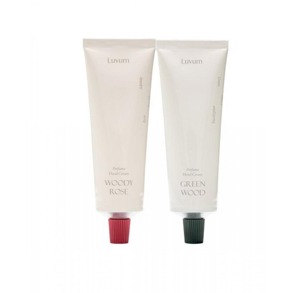 

Luvum Perfume Hand Cream Set 2 Types GREENWOOD+WOODY ROSE