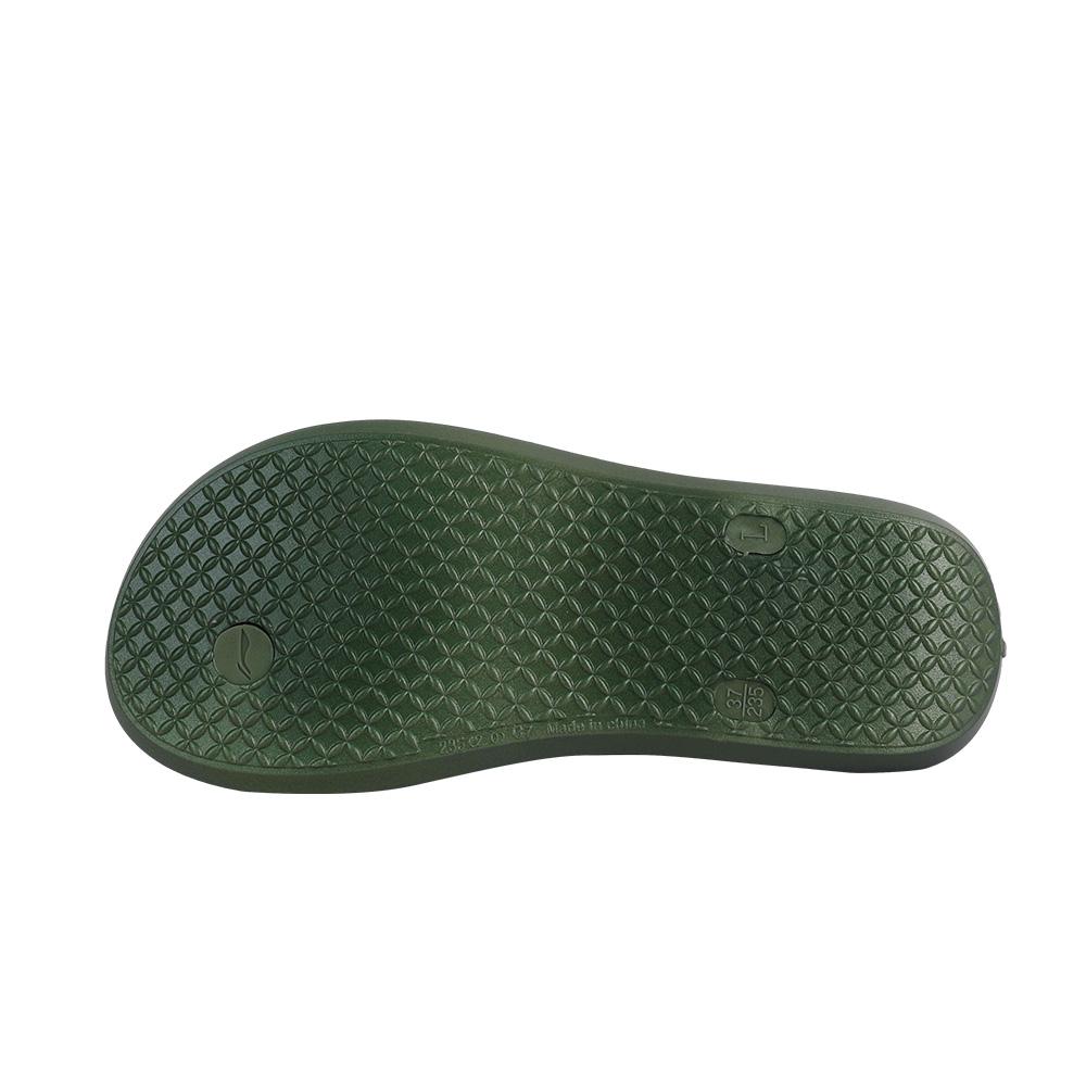 Li Ning Swimming Beach Pool Comfortable Quick-Dry Anti-Chafe Flip-Flops Unisex Footwear Green LNXV956-2